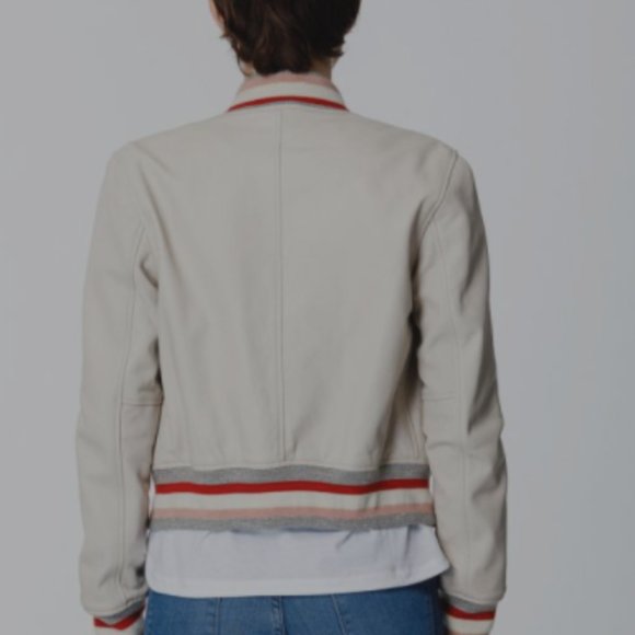 Anthropologie Leather Bomber D0MA - Picture 3 of 6